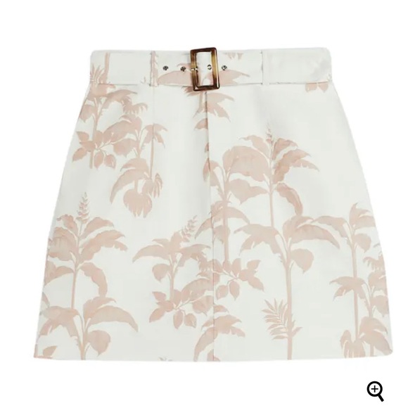 Ted Baker Apryl Mini Skirt with Self Belt - Picture 2 of 8